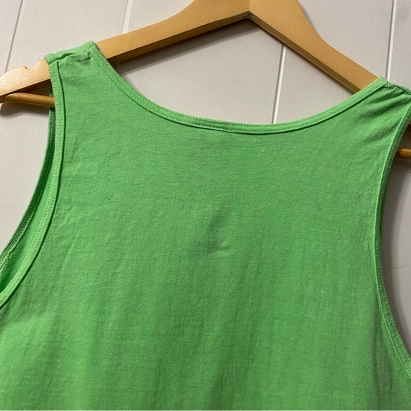 Vintage 1990 Nickelodeon Universal Studios Promo Slime Shirt Bright Green Tank - Picture 5 of 11